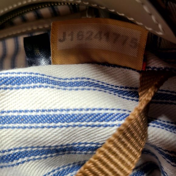 Dooney & Bourke Beacon Zip Tote Taupe Smooth Leather Carryall Shopper Zipper - Picture 11 of 16